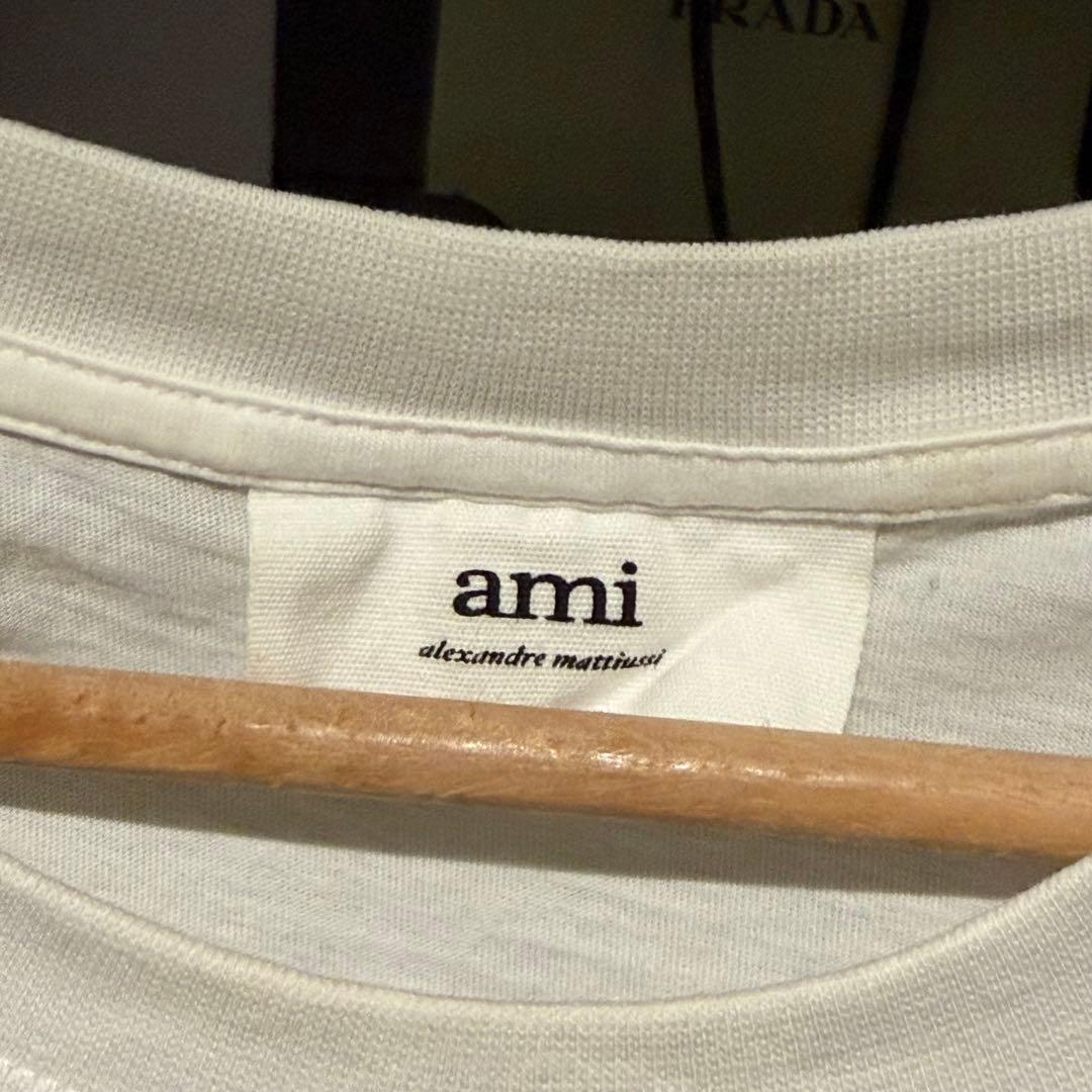 【正規品】Ami paris アミパリス　刺繍ロゴTシャツ