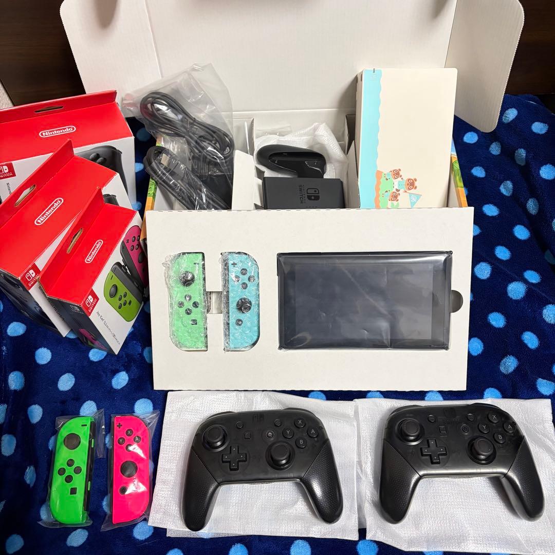 Nintendo Switch 本体 + Joy-Con + Proコン2