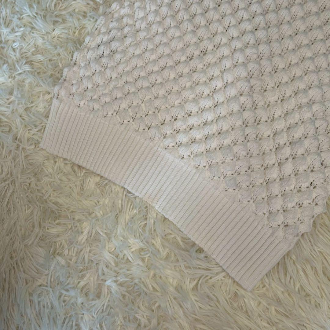 美品✨ ボリュームショルダーニット　ホイップニット　ソブ　近年モデル　半袖ニット