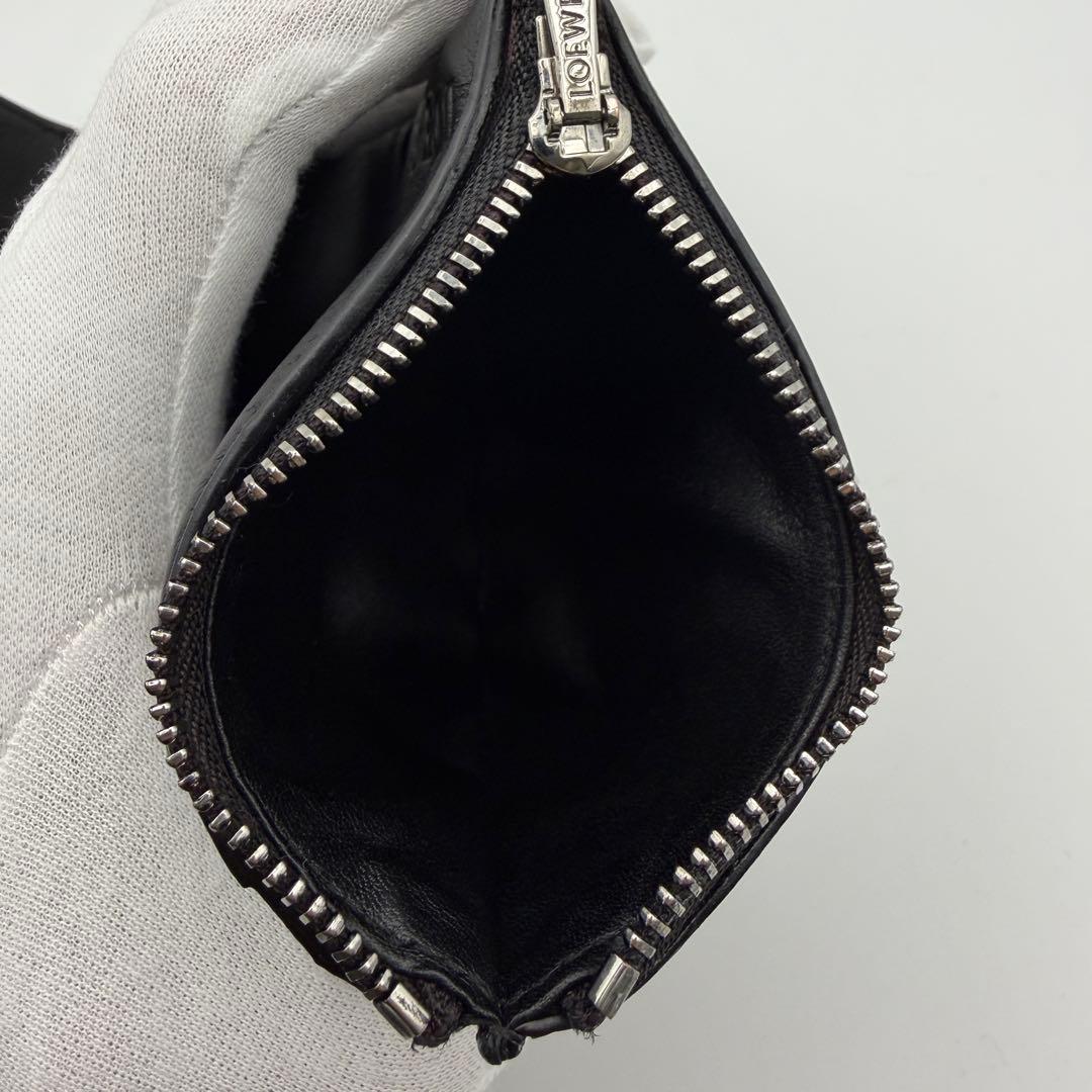 ロエベ LOEWE 財布 スモールバーティカルウォレット ファスナー 三つ折り