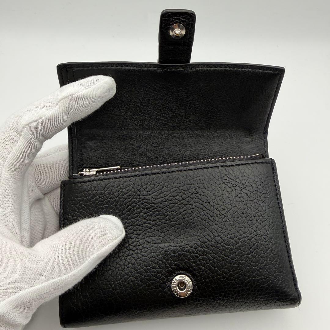 ロエベ LOEWE 財布 スモールバーティカルウォレット ファスナー 三つ折り