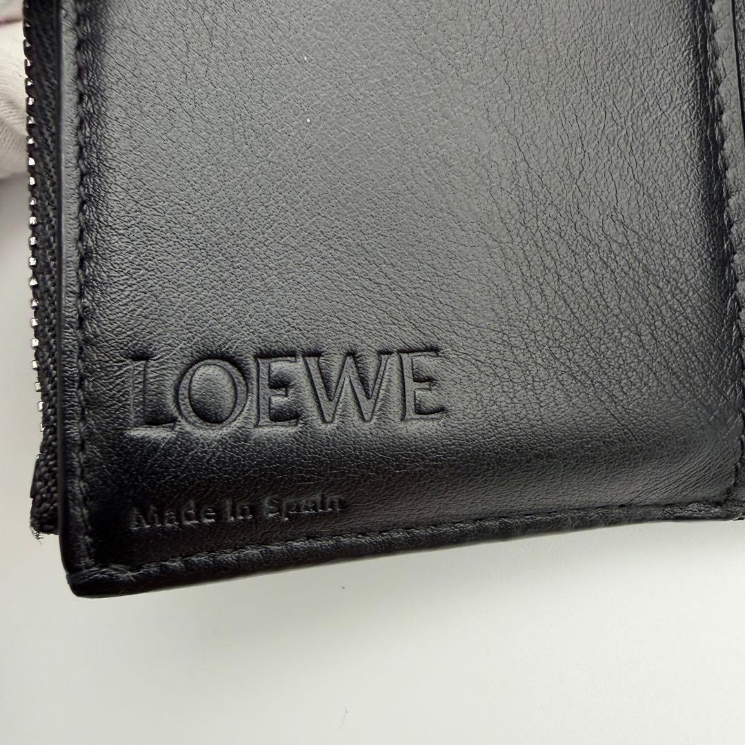 ロエベ LOEWE 財布 スモールバーティカルウォレット ファスナー 三つ折り