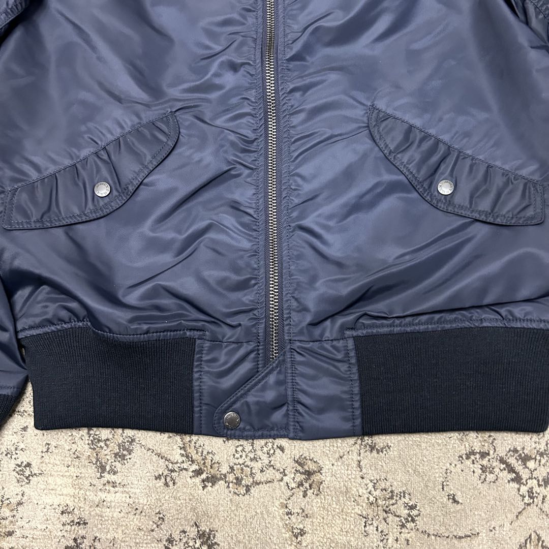 【希少2XL★美品】AVIREX　L-2A　フライトジャケット　ネイビー