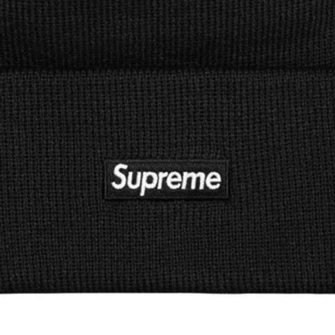 超美品 Supreme New Era ビーニー ニットキャップ 黒 Sロゴ