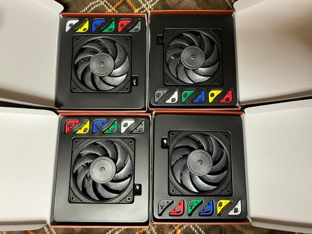 【破格】noctua NF-A12X25 PWM chromax　4個セット②