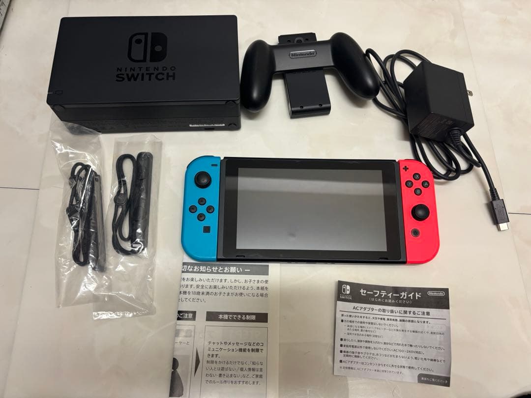 Nintendo Switch ネオンブルー/ネオンレッド 本体 付属品あり