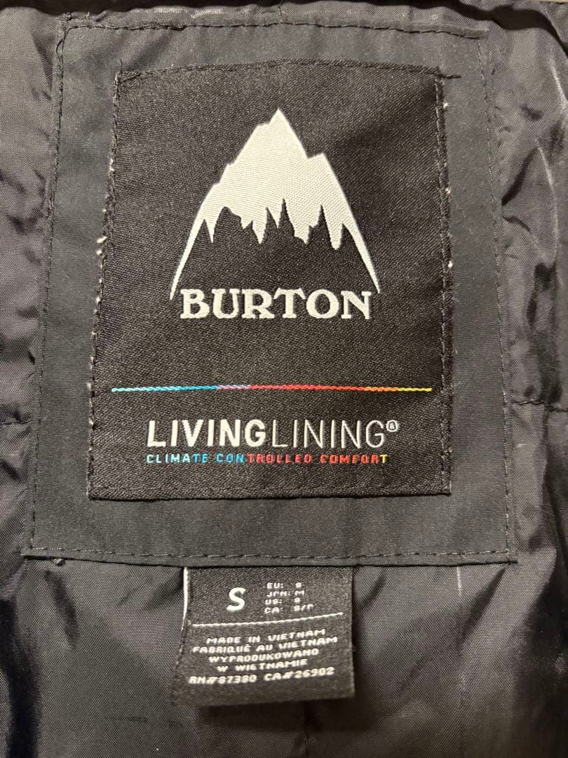 【最終値下げ】Burtonスノーボードジャケット ブラックS ダンモア