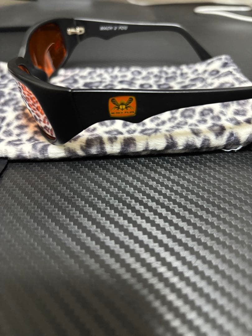 ブラックフライ サングラス kj着用モデル MACH2 中古 希少 黒 オレンジ
