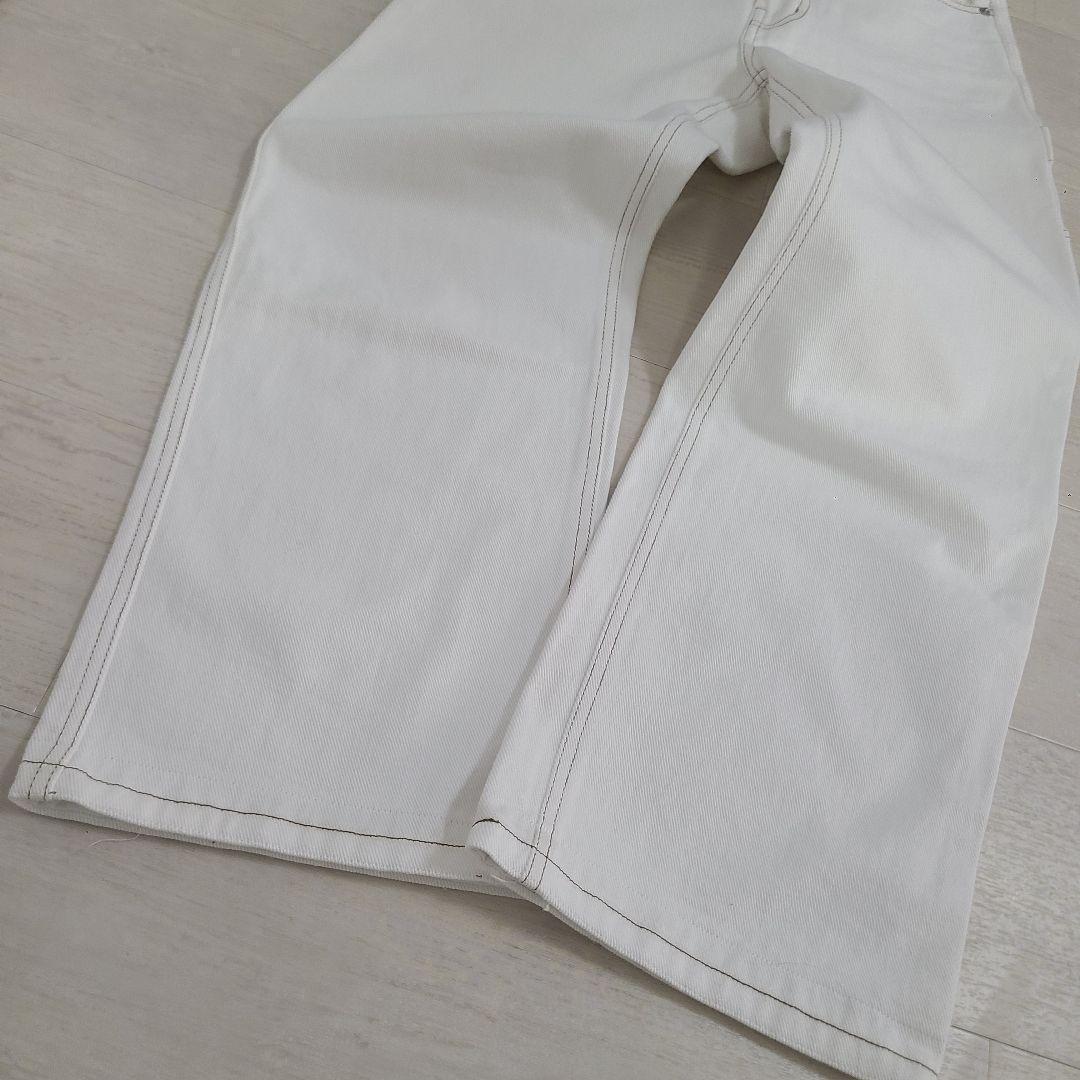 AMERI IMANE PAINTER PANTS 花柄 デニム パンツ M