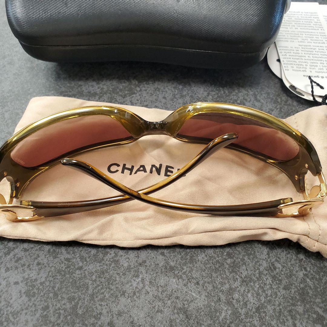 CHANEL サングラス ゴールドロゴ付き ch6014