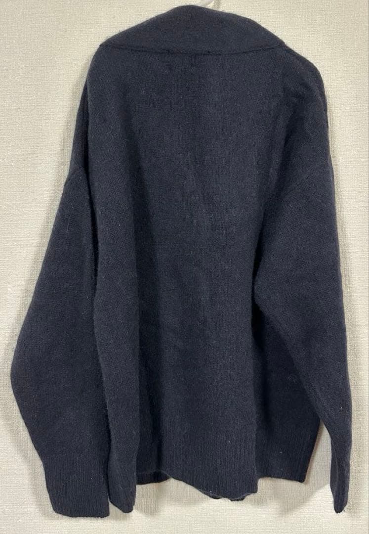 24AW NOBLE ノーブル　ヤク100% ニットカーディガン　金ボタン