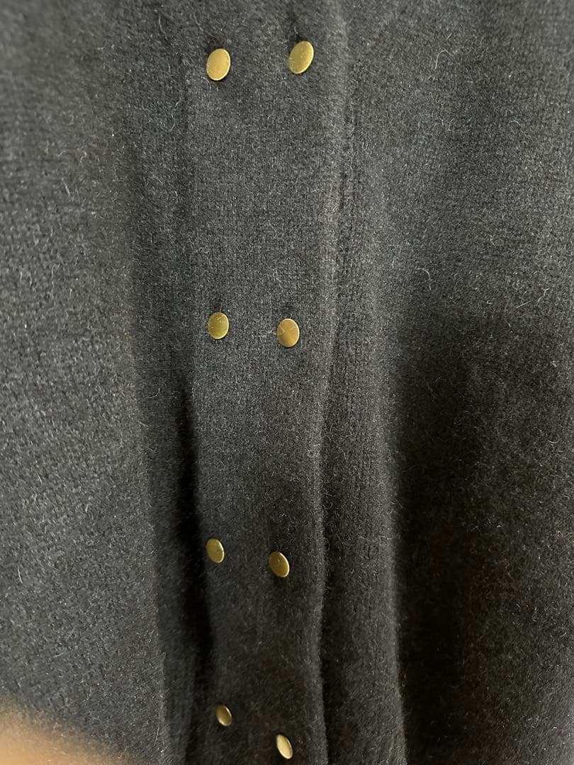 24AW NOBLE ノーブル　ヤク100% ニットカーディガン　金ボタン