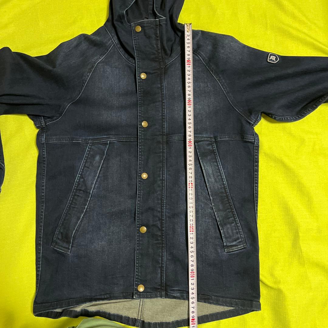 DUFFER INDIGO デニムパーカー Sサイズ　DF-KF-78532