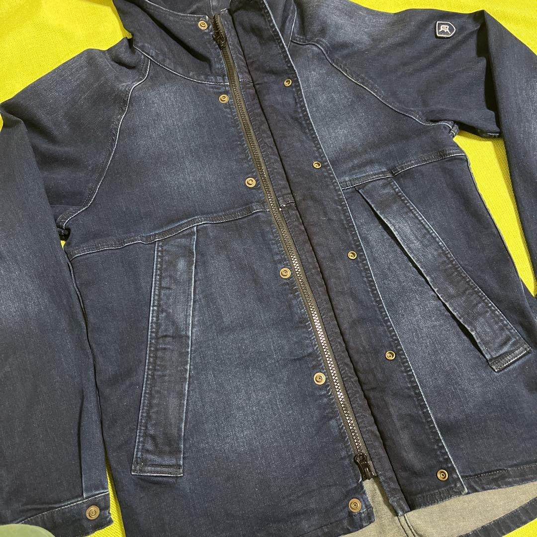 DUFFER INDIGO デニムパーカー Sサイズ　DF-KF-78532
