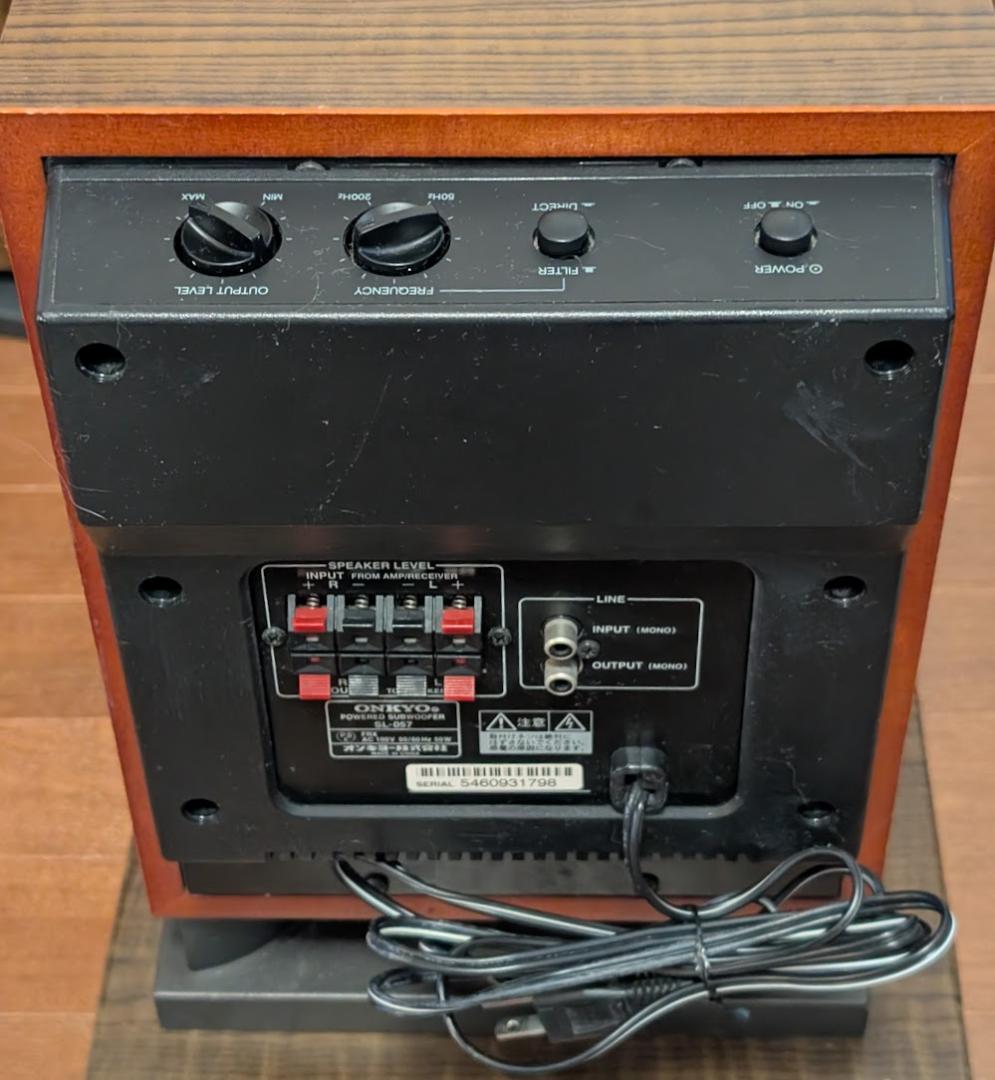 値下げ ONKYO TX-SA502 SL-057　音響システムスピーカーセット