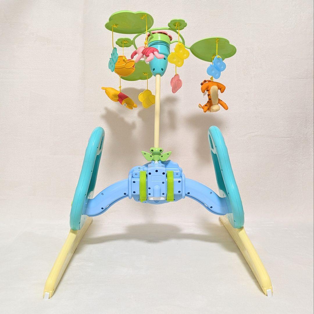 えらべる回転6WAY ジムにへんしんメリー くまのプーさん 美品動作品
