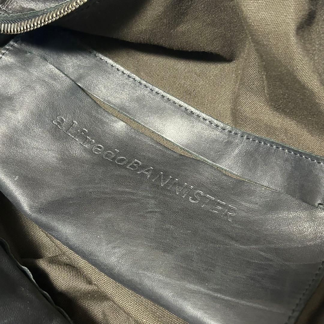alfredoBANNISTER アルフレッド・バニスター　レザーボストンバッグ