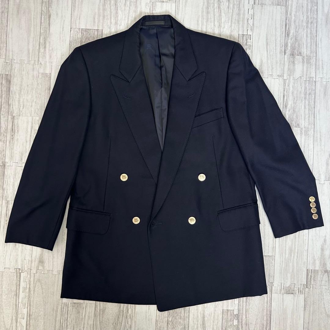 Burberry's バーバリーズ ダブル ブレザー 紺ブレ 90s