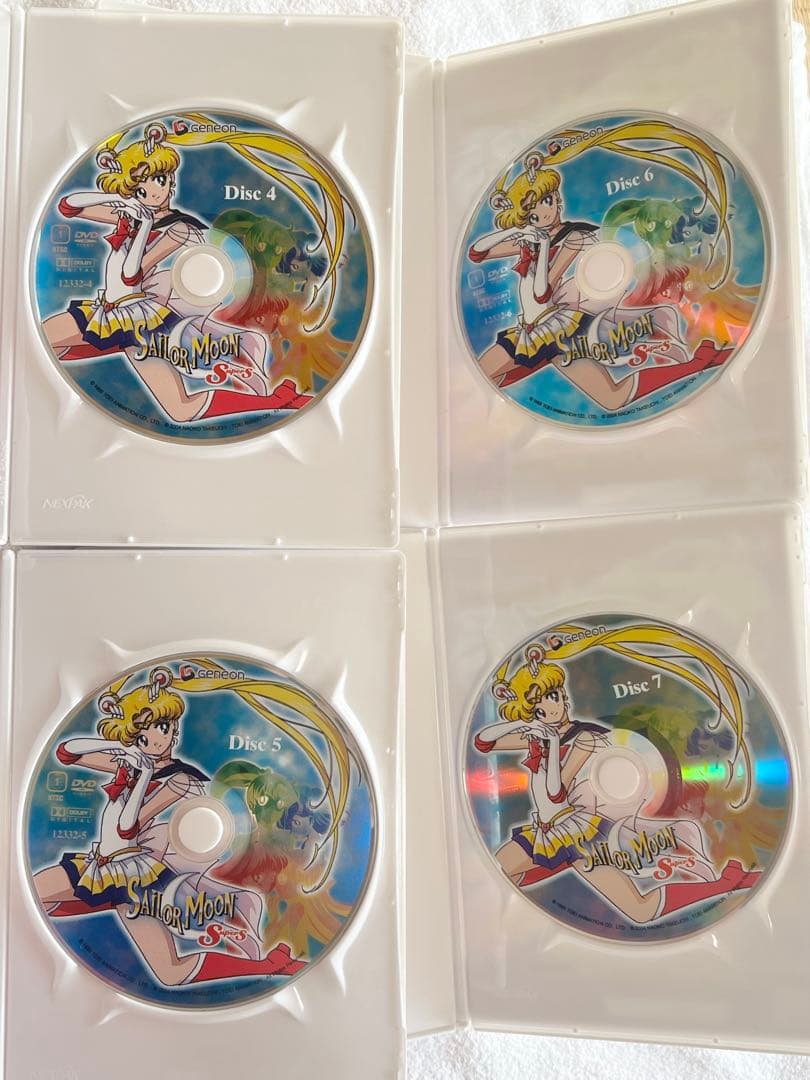 Sailor Moon Super S 7枚セットDVDコレクション