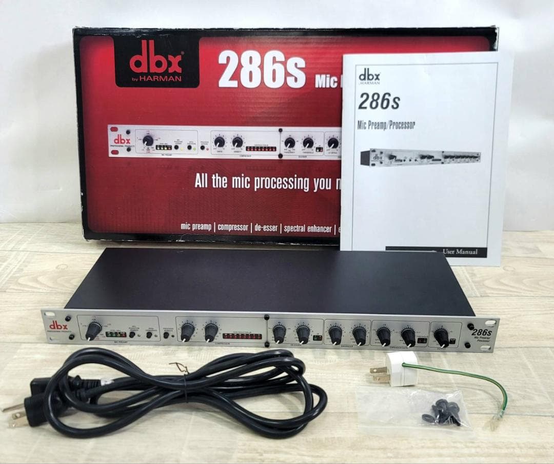 【美品】dbx チャンネルストリップ 286S マイクプリアンプ