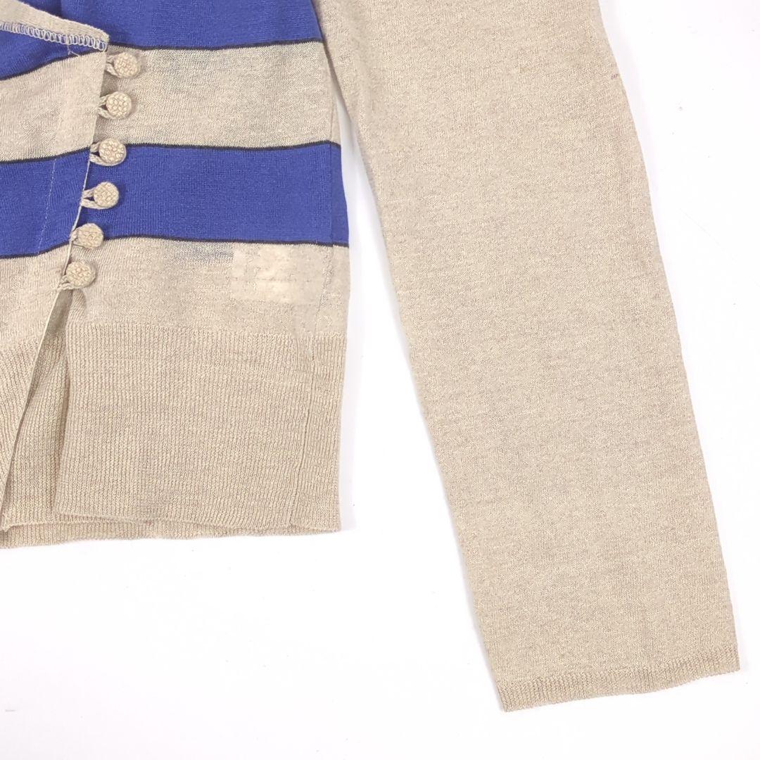 BRUNELLO CUCINELLI カシュクールデザイン リネンカーディガン