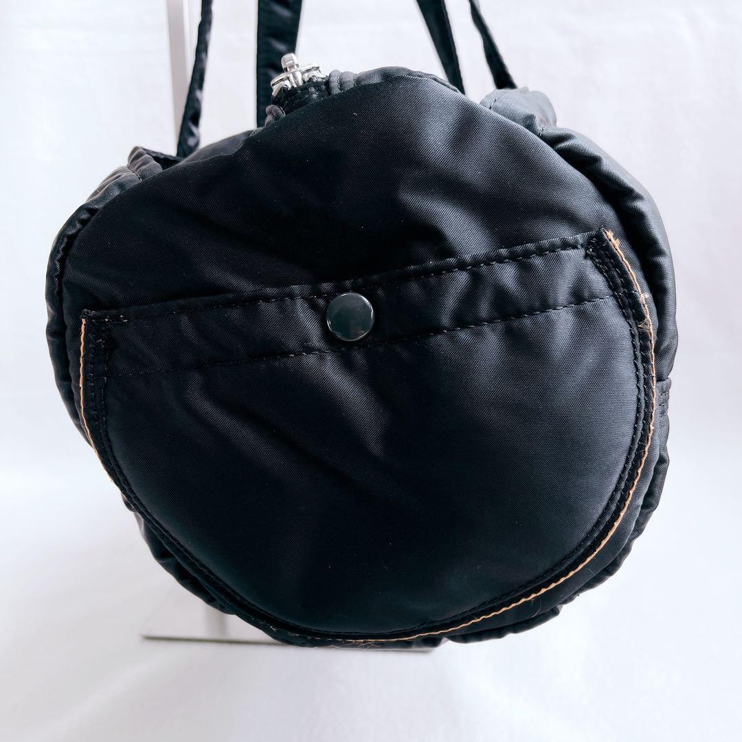 極美品 PORTER ポーター タンカー ダッフルバッグ ボストンバッグ 黒 L