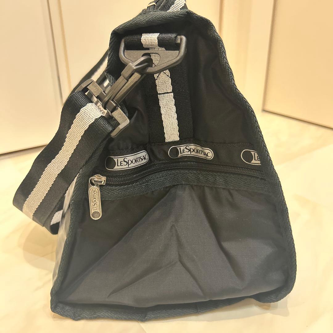 極美品　レスポートサック ボストン　ショルダーバッグ　ブラック　黒 ポーチ付き