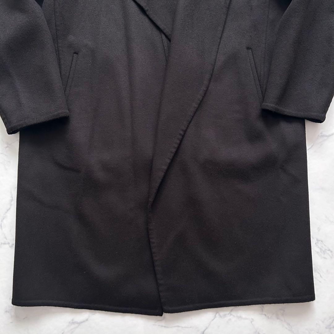 【美品 】ジルサンダー ユニクロ カシミヤ ブレンド リバーコート L 黒