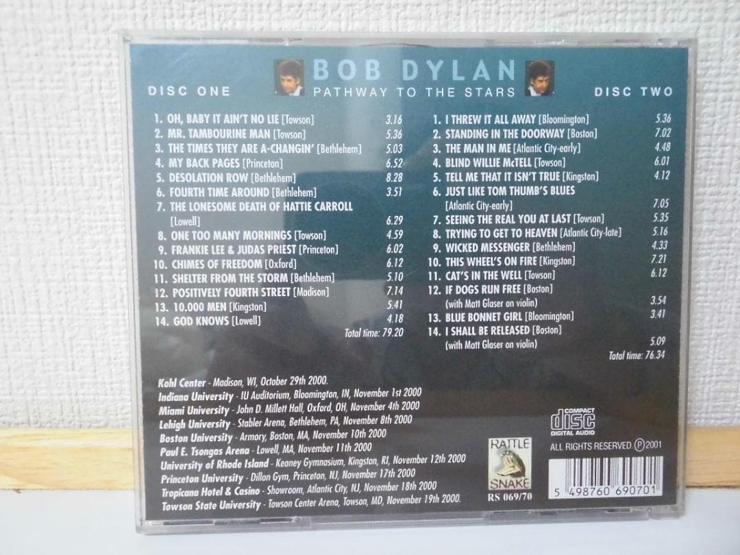 ボブ・ディラン　Pathway To The Stars (2CD)