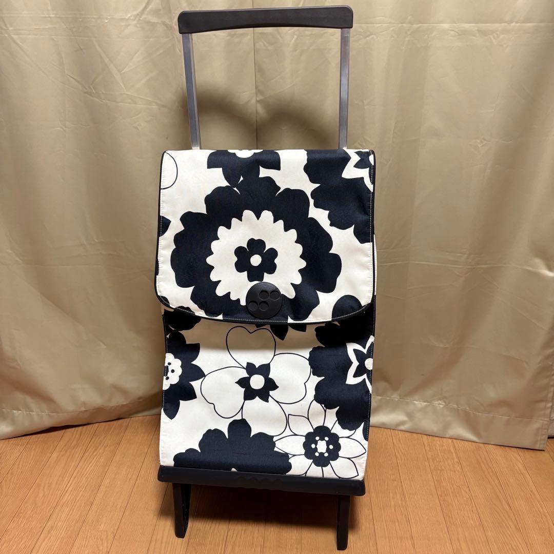 【ROLSER ロルサー】花柄 折りたたみ ショッピングカート スペイン製