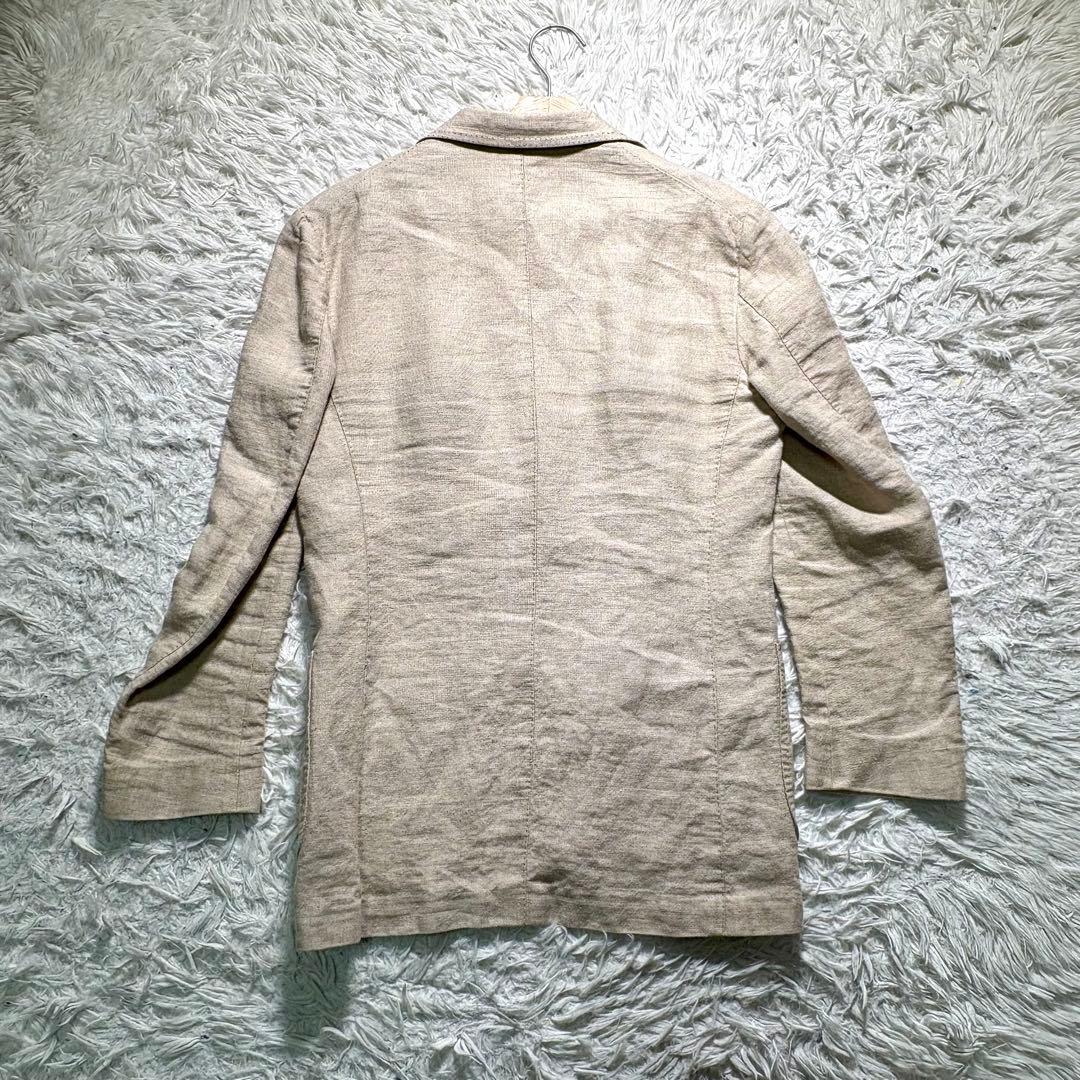 SOVEREIGN テーラードジャケット　リネン100% イタリア生地　44