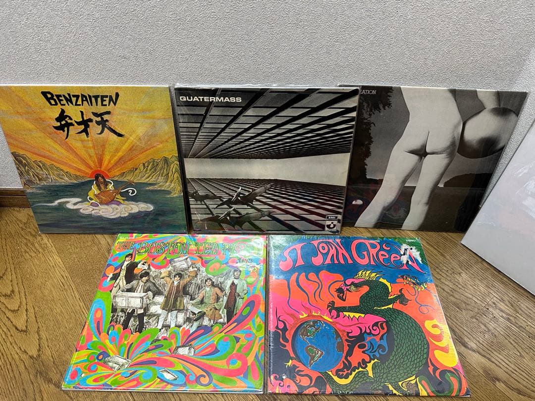 初回帯　帯付　ジョニミチェル　シドバレット　ストロベリーパス　11枚　見本盤