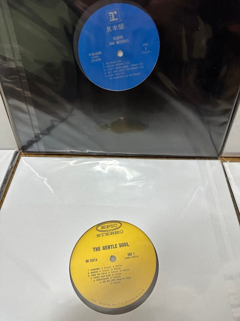 初回帯　帯付　ジョニミチェル　シドバレット　ストロベリーパス　11枚　見本盤