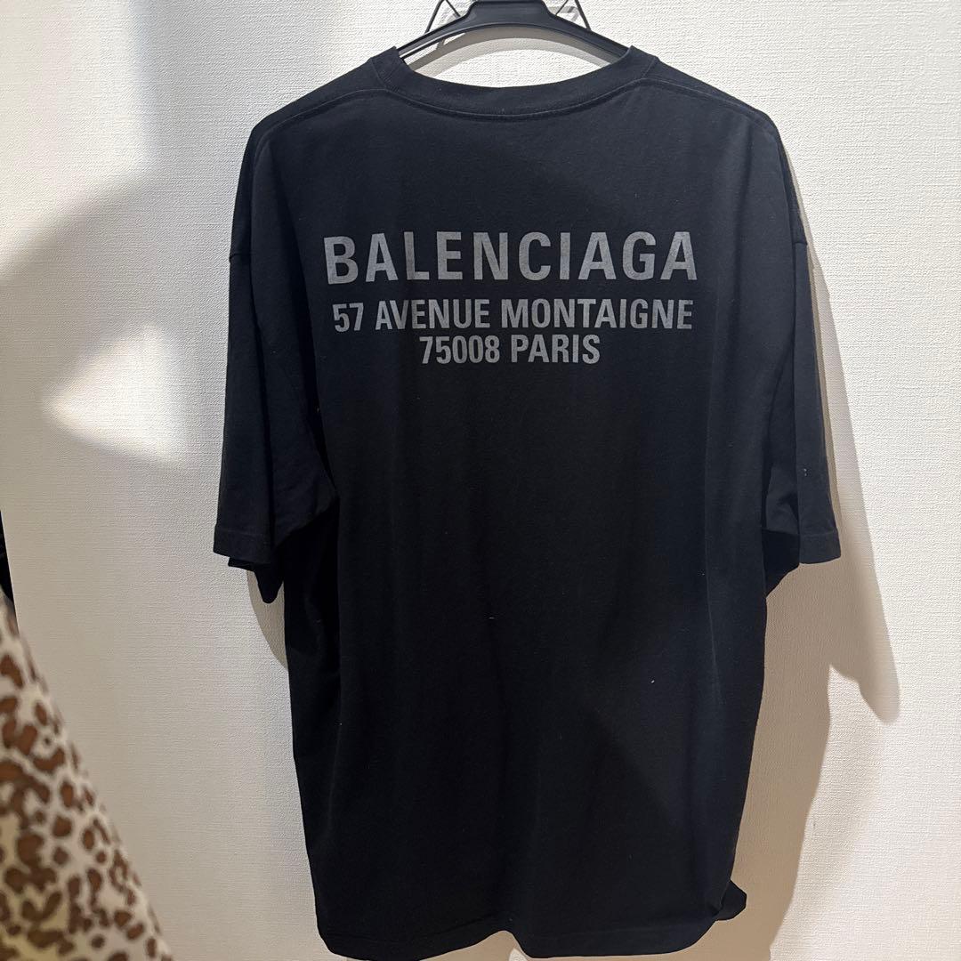 m*X様 BALENCIAGA ロゴ Tシャツ XS