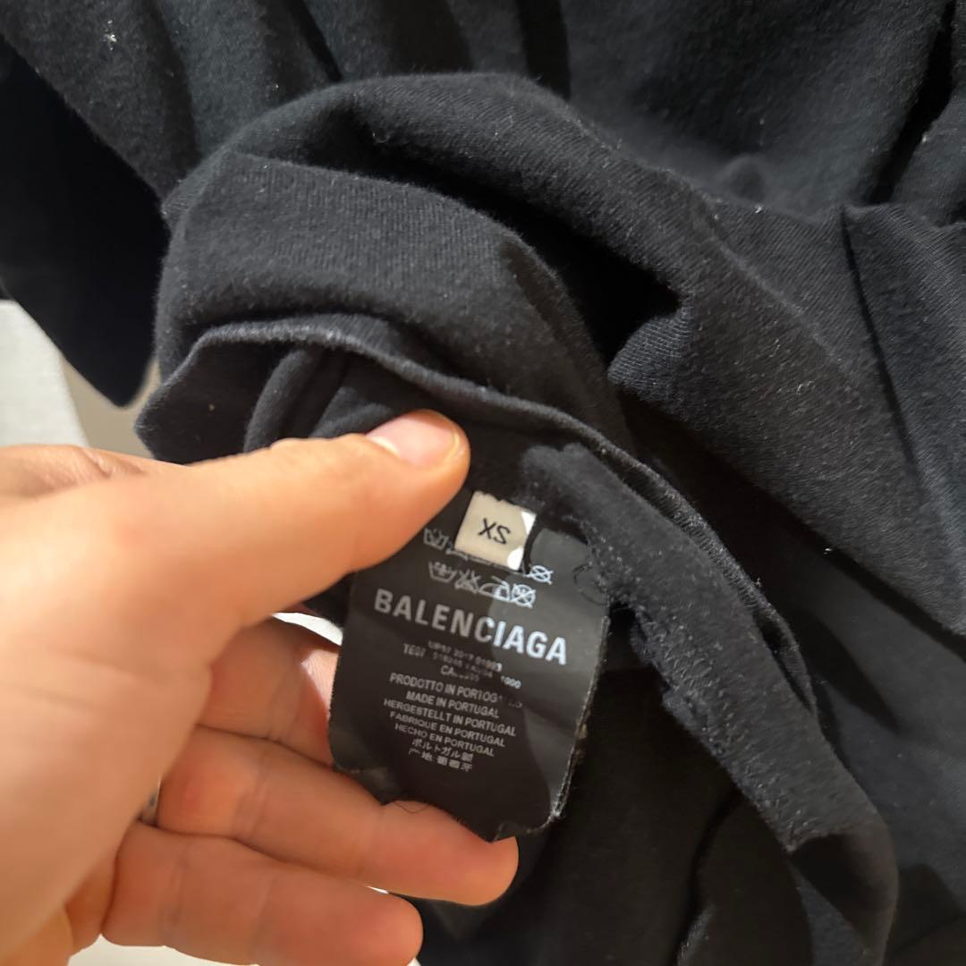 m*X様 BALENCIAGA ロゴ Tシャツ XS