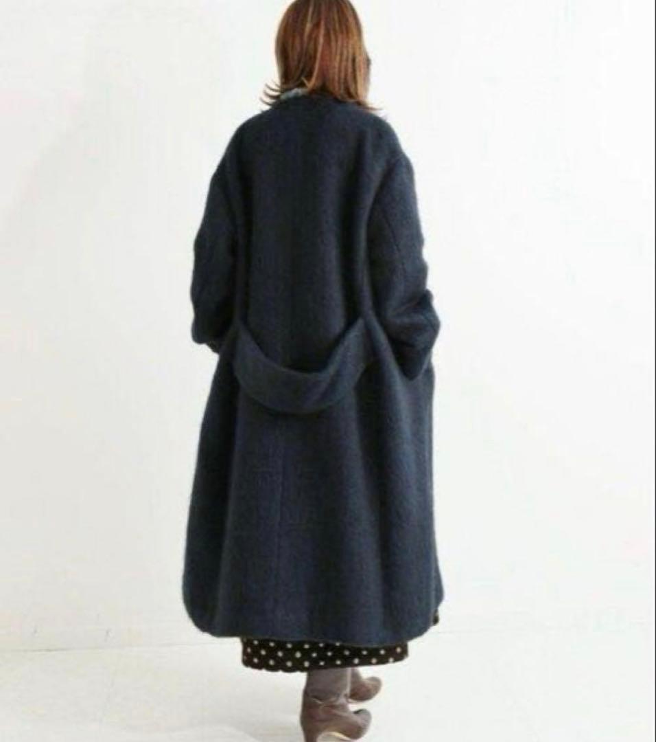 IENA イエナ　LA BOUCLE モヘア　シャギーコート　NV色