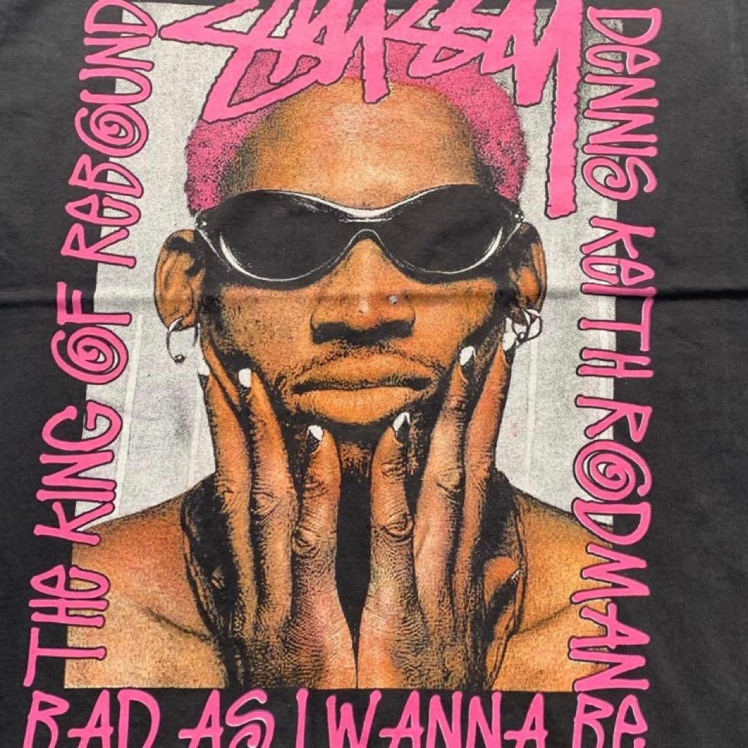 【激レア】Stussy x Dennis Rodman Tシャツ ロッドマン