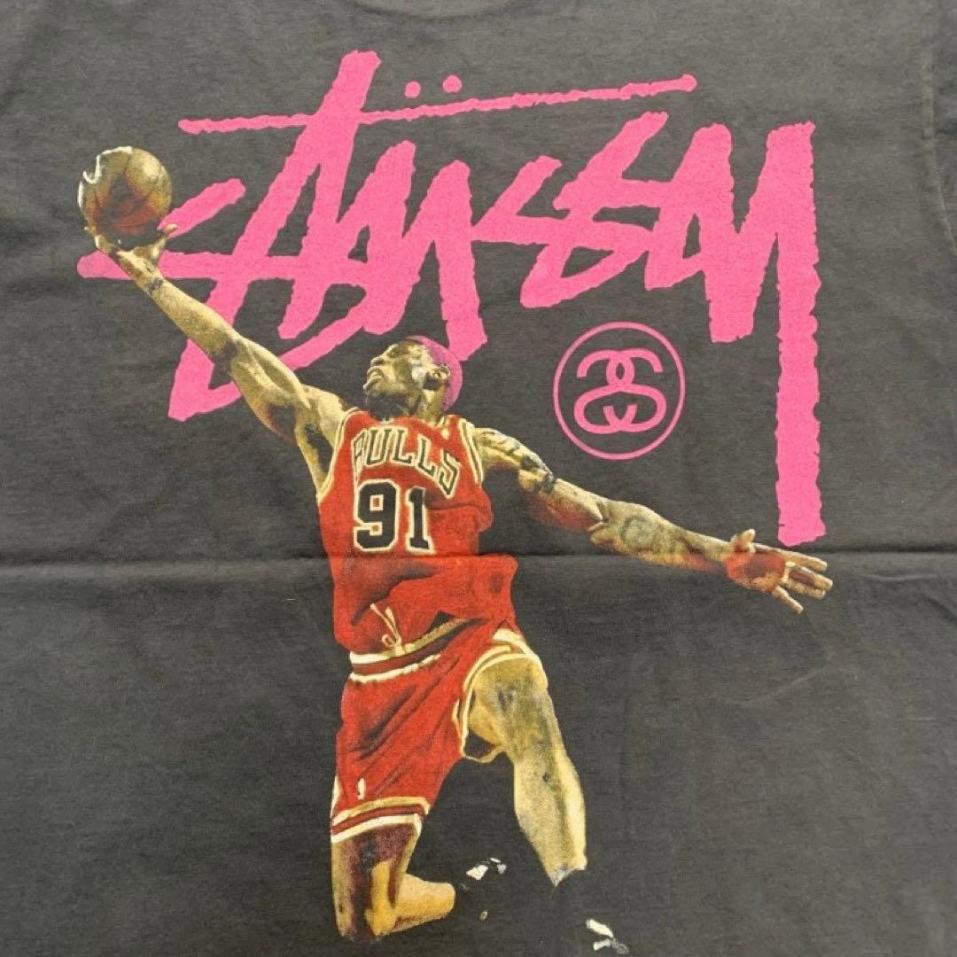 【激レア】Stussy x Dennis Rodman Tシャツ ロッドマン