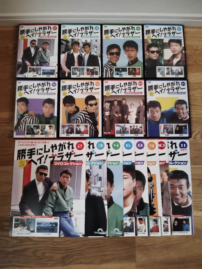 DVD 勝手にしやがれヘイ!ブラザー　DVDコレクション　合計８号分　 冊子あり