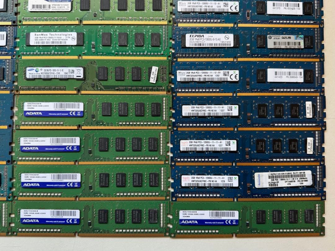 メモリー 2gb PC3 ,PC3L まとめて 64枚