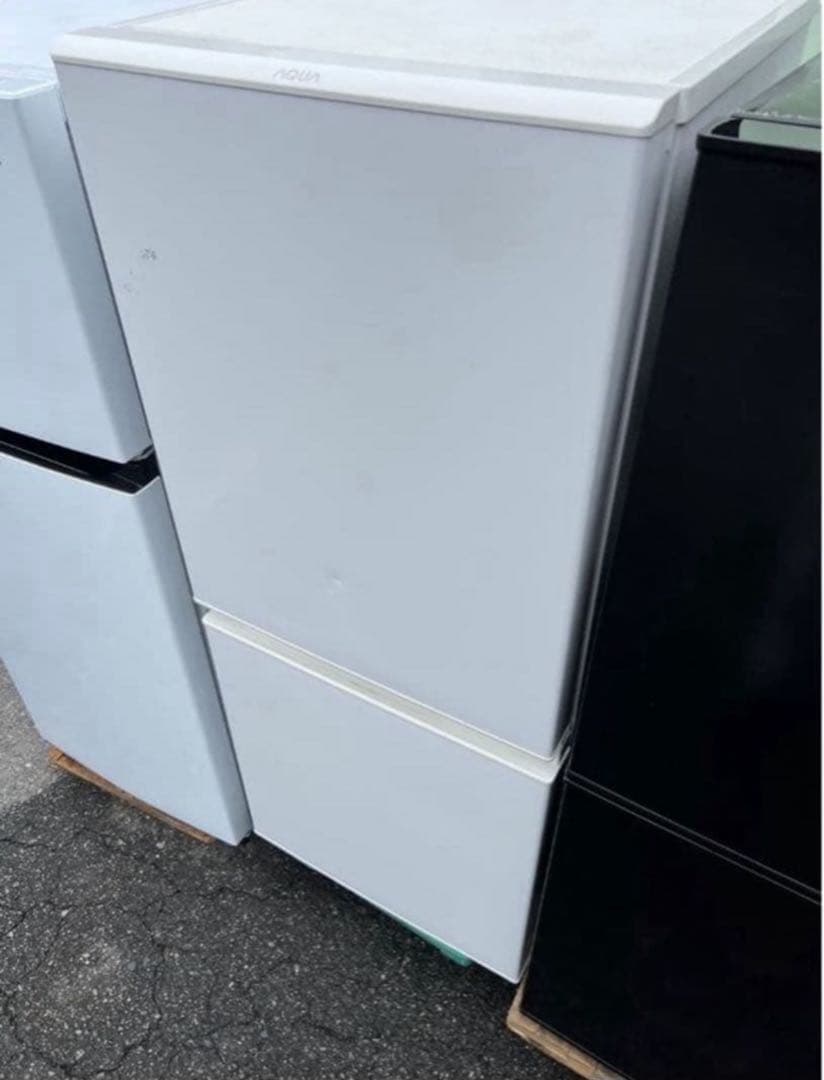 2019年製 126L AQUA 2ドア冷蔵庫 AQR-E13J (W)