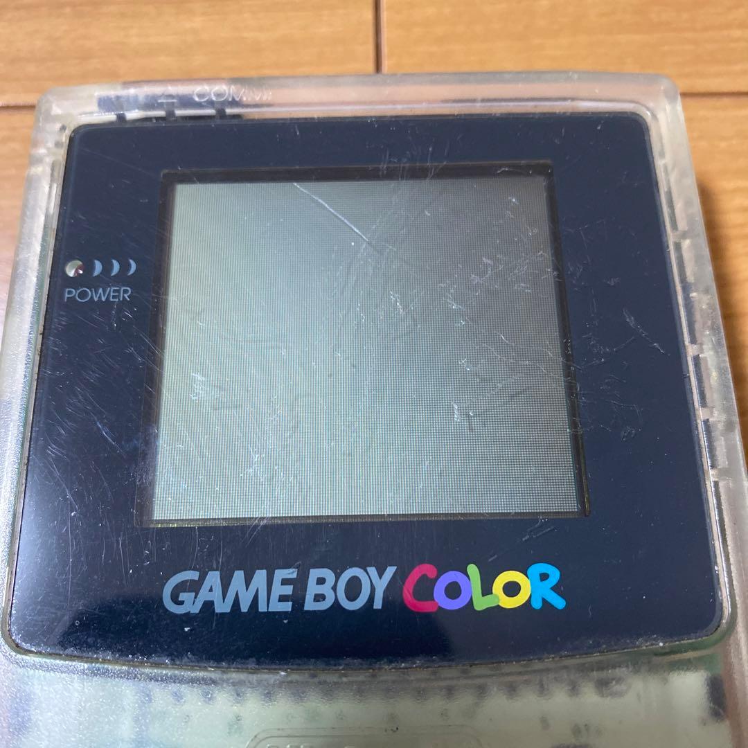 任天堂 ゲームボーイカラー本体 スケルトン中古品