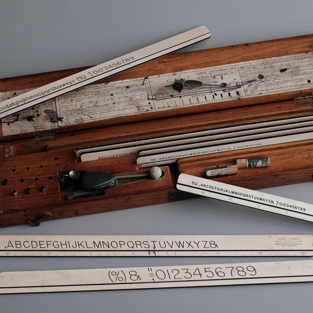 アメリカKEUFFEL & ESSER CO.製 ヴィンテージ刻字ツールセット
