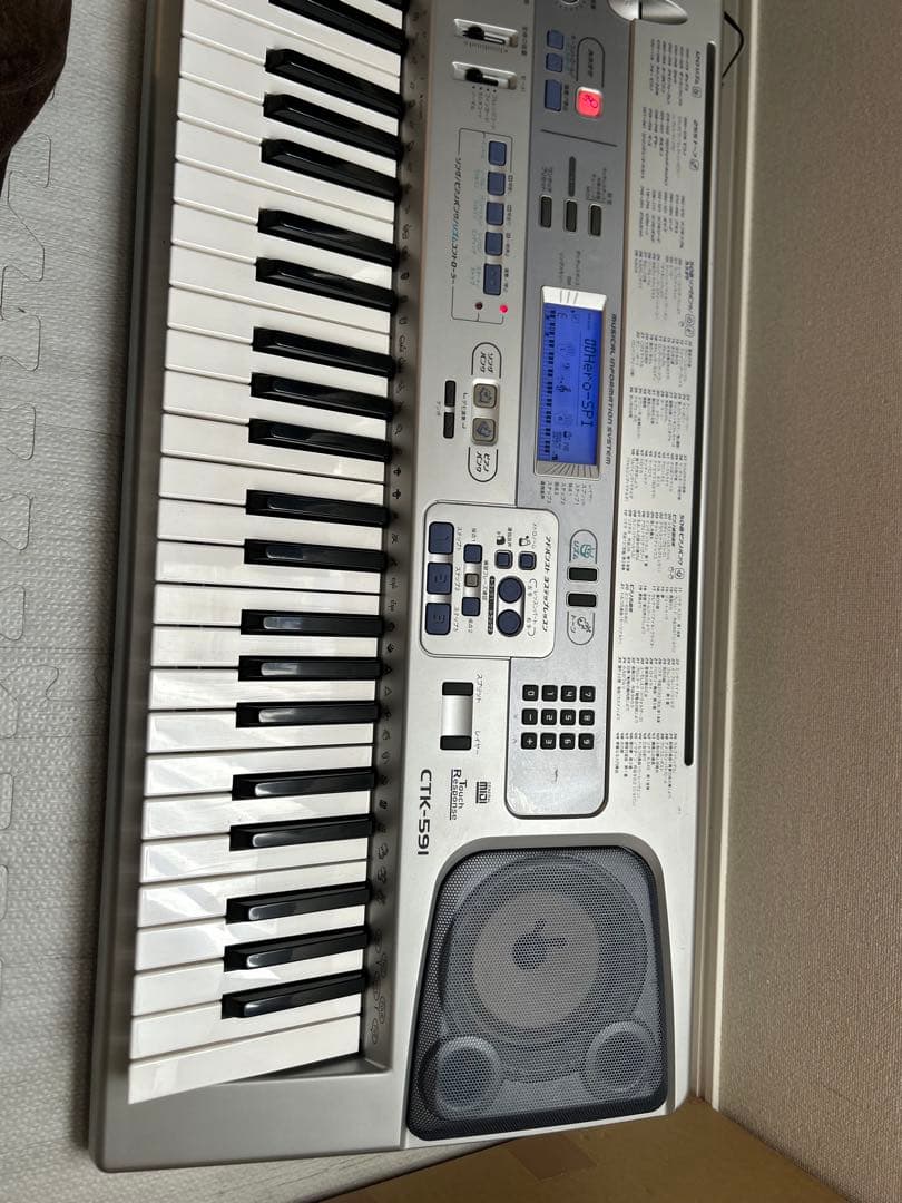 【電子ピアノ CASIO CTK-591 アダプター付き 電子キーボード】