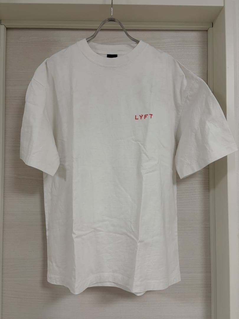完売品 LYFT Tシャツ M ホワイト バックプリント