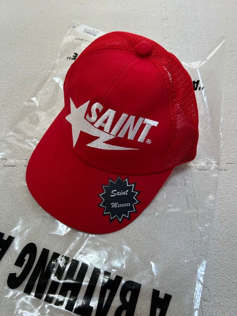 SAINT Mxxxxxx × A BATHING APE® キャップ