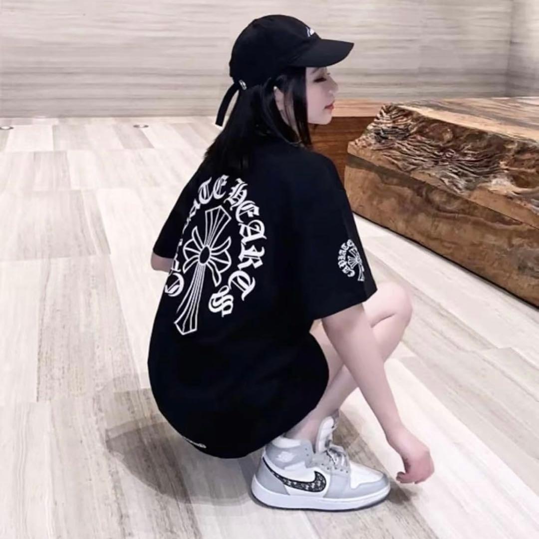 CHROME HEARTS Tシャツ ブラック smoky doggy