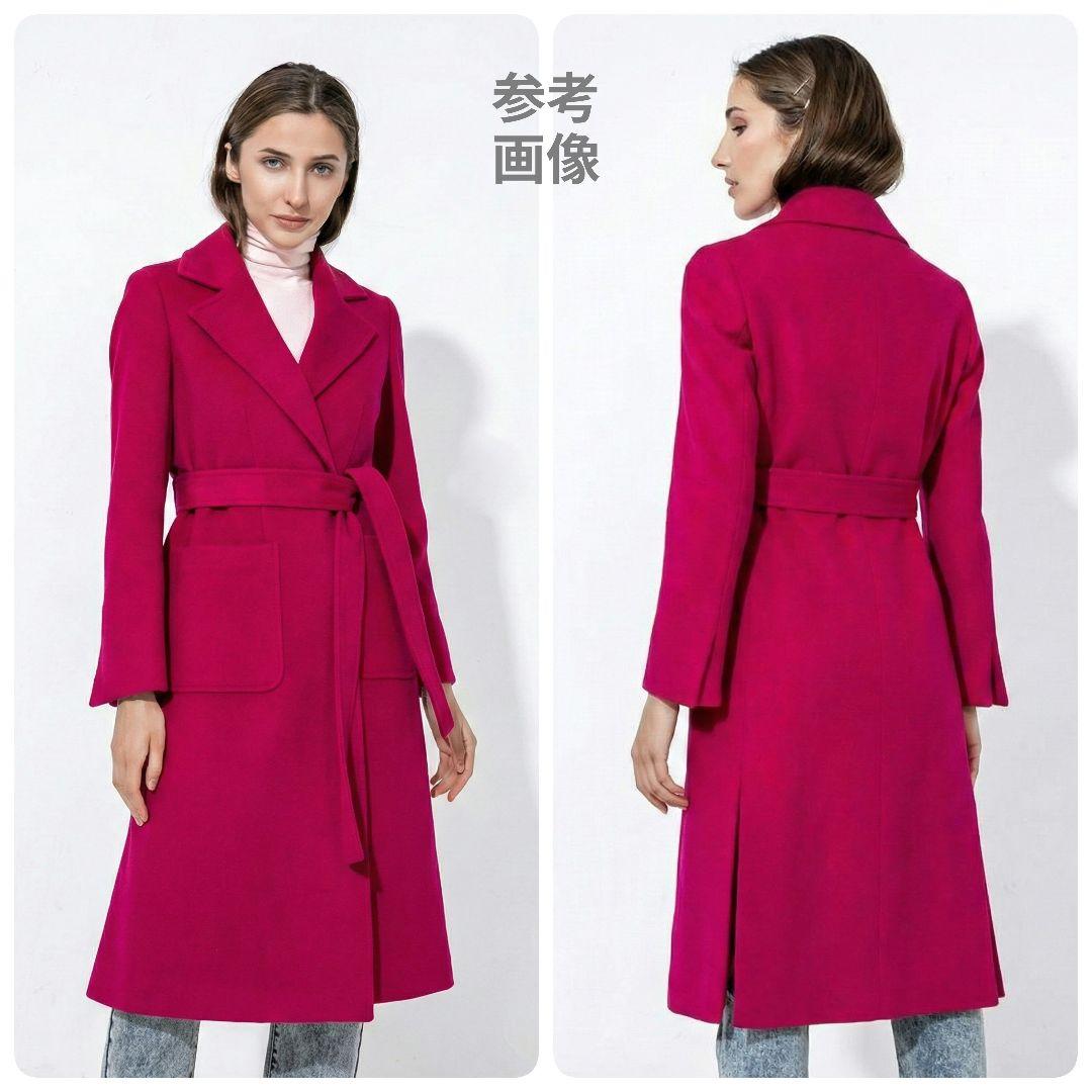 近年【未使用級極美品】MAX&Co ラナウェイ ベルテッドロングコート 希少44