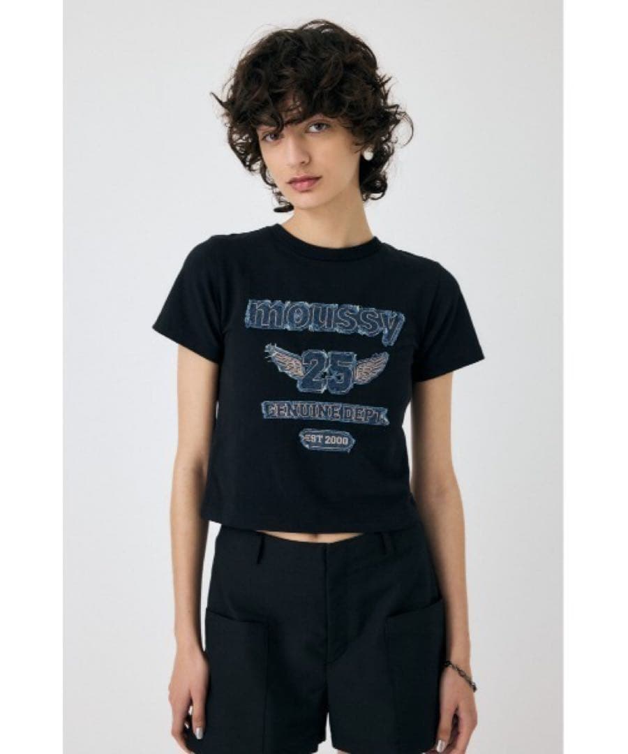 moussy PATCH DENIM 25TH Tシャツ