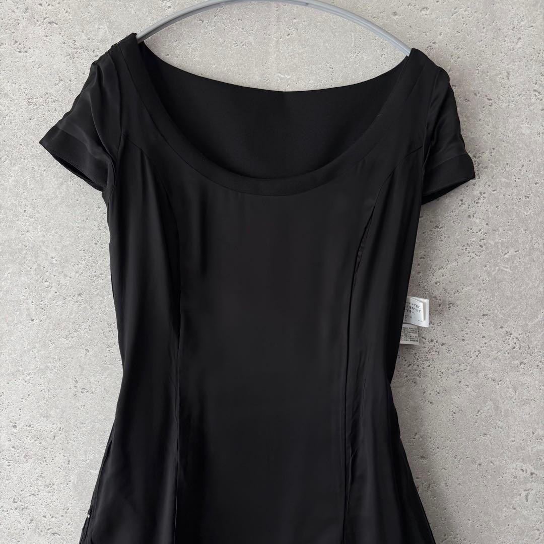 美品✨RALPH LAUREN ベルテッドフレアワンピース　ブラック
